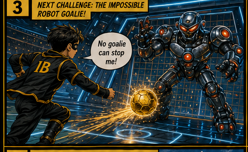 Panel 3: The Robot Goalie